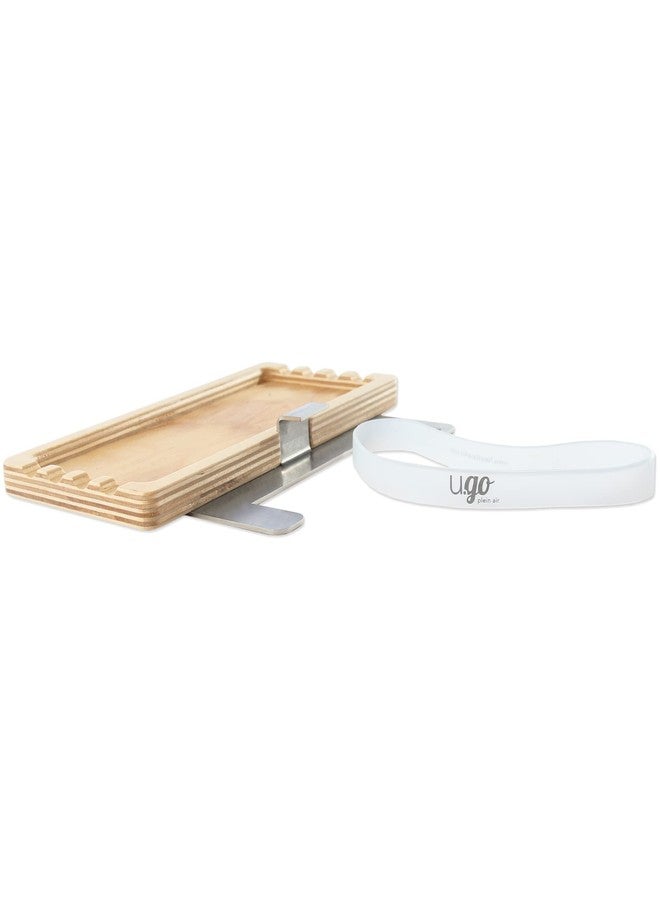 New wave u.go Plein Air | Anywhere Wood Side Tray, 4"x8" Inches, Compatible with u.go Pochade Boxes, En Plein Air Easel Accessories - Image 2