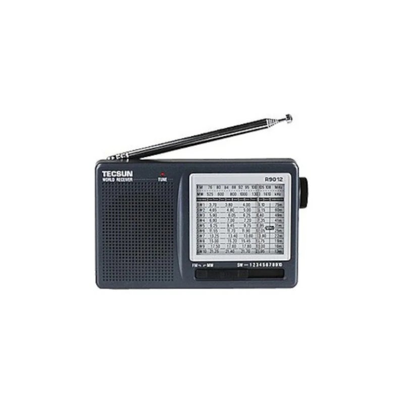 راديو FM تيكسون R 9012 بـ 12 فرقة - أسود - Image 1