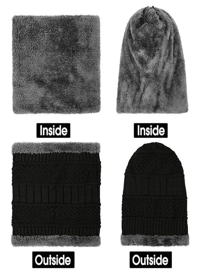 VIMZEE PREMIUM Winter Knit Neck Scarf and Warm Beanie Cap Hat Combo for Men and Women Winter Cold Weather Combo Set for Travelling, Surfing & Snow - Image 5
