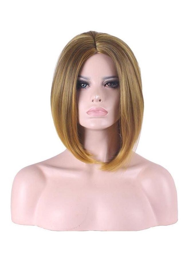 Short Hair Wig Beige - Image 1