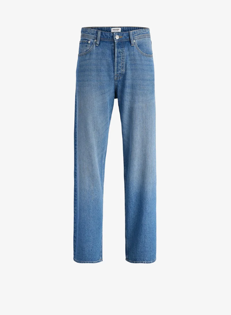 JACK & JONES  Light Wash Straight Fit Jeans for Men | Best Price UAE