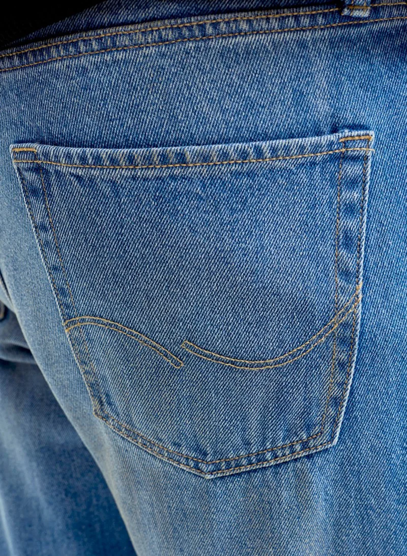 JACK & JONES  Light Wash Straight Fit Jeans for Men | Best Price UAE
