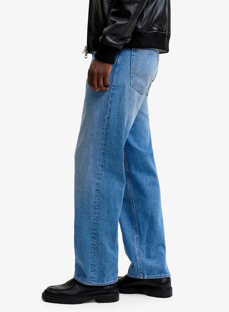 JACK & JONES  Light Wash Straight Fit Jeans for Men | Best Price UAE