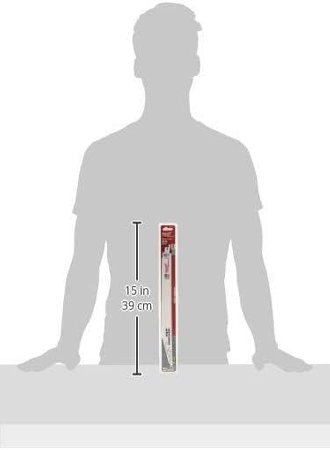 MILWAUKEE Super SAWZALL Blade 8T 12in Length WRECKER (5PK) Part # 48-00-5711 - Image 2