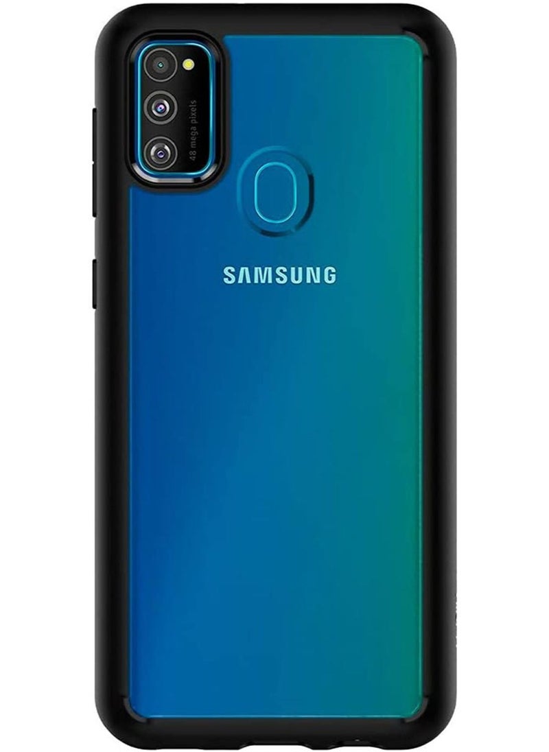 Spigen - Ultra Hybrid Case Cover for Samsung Galaxy M30s - Matte Black - Image 1