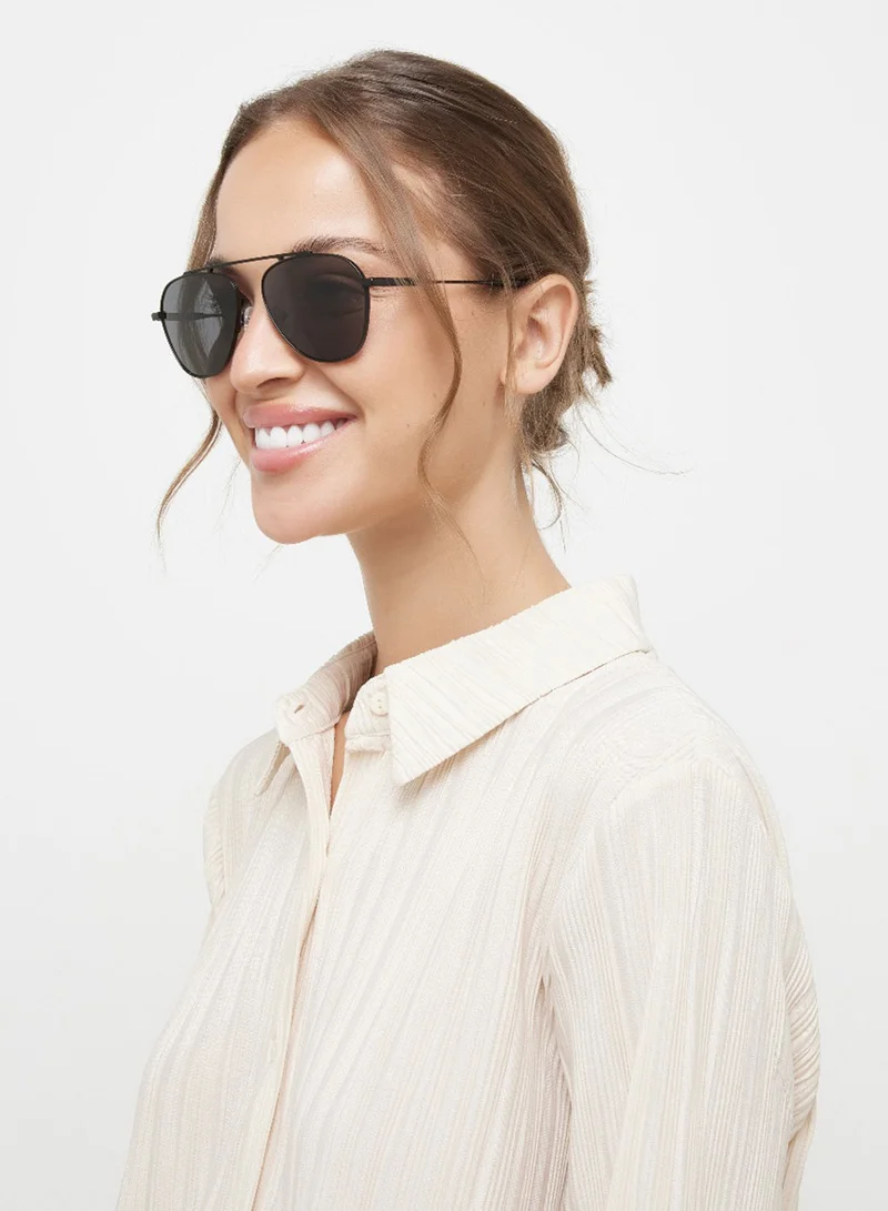 30 سندايز Antique,Unisex Sunglasses, Aviator Sunglasses, UV Protection: UV400 (Black,Black)