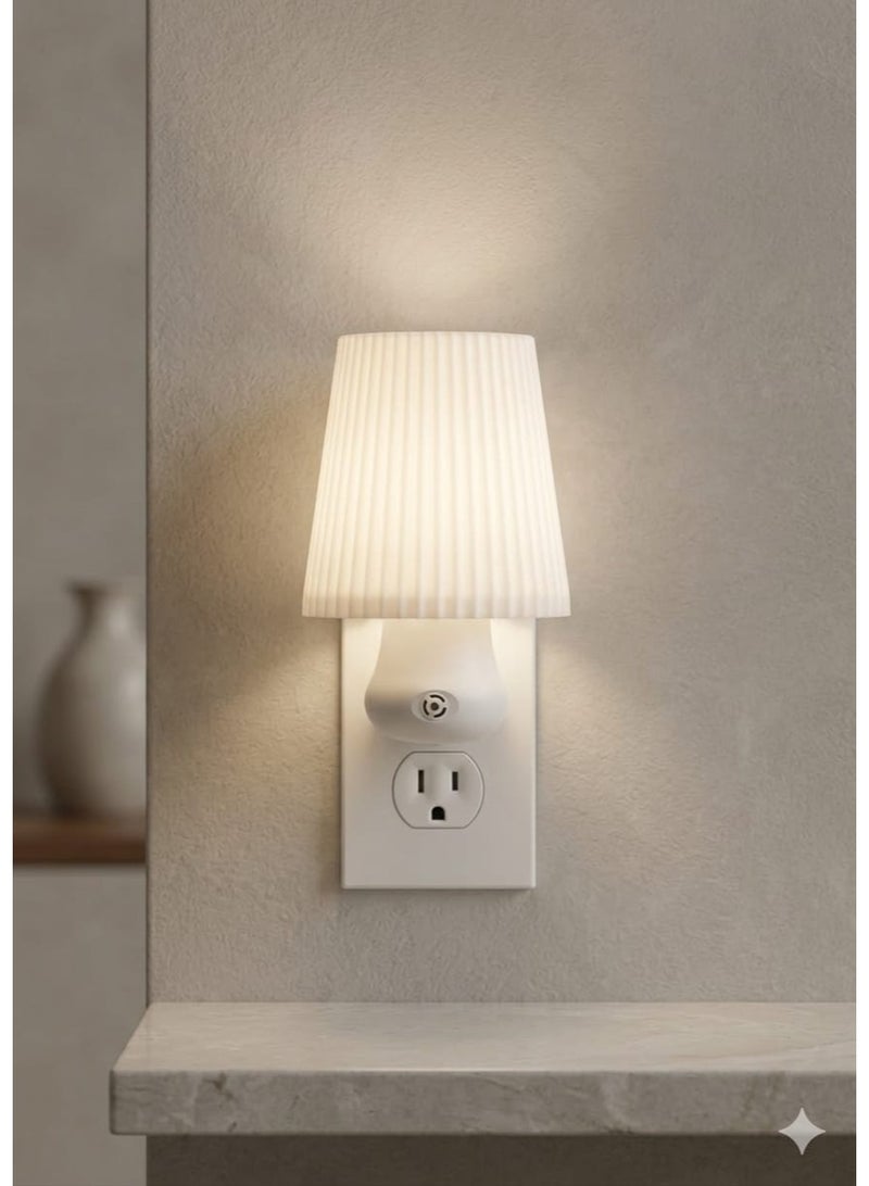 وناسه سينسور مصباح حائط LED ليلي ذكي - إضاءة هادئة ابيض  وتصميم عصري موفر للطاقة - Image 1