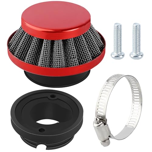 QAZAKY 42mm 43mm 44mm Filter for 33cc 43cc 47cc 49cc 52cc Motovox MVS10 SYX Moto 50cc Dirt Bike Minimoto ATV Quad Scooter Go Kart Moped Dirt Mini Pocket Kids Super Bike Chopper - Image 1