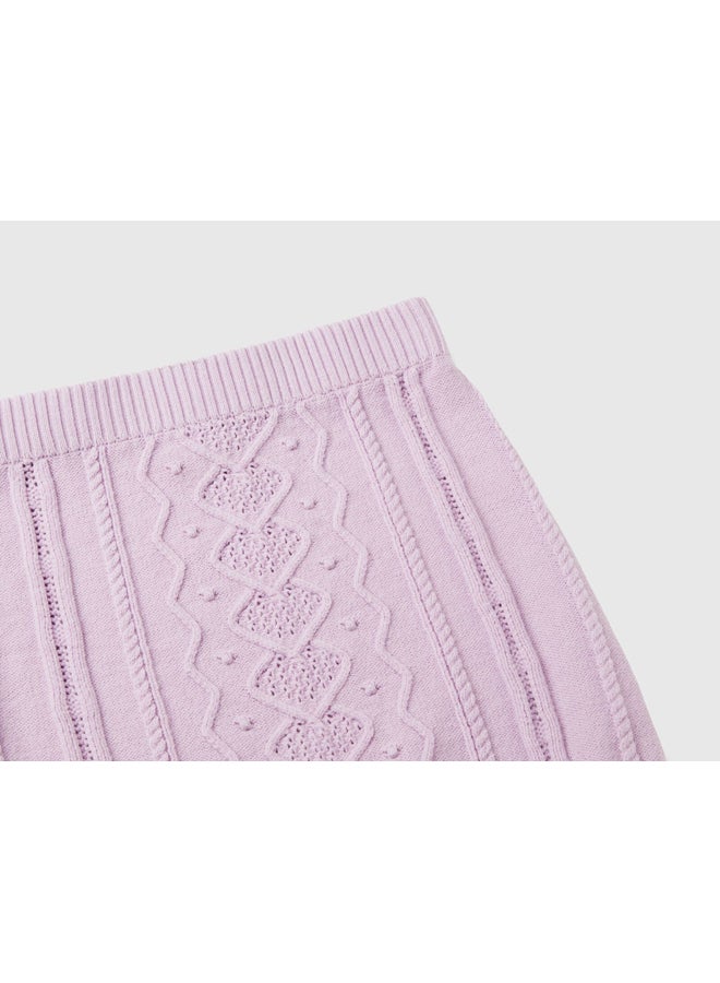 Benetton Knit mini skirt  - Image 2