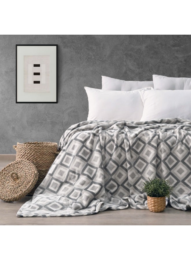 Morano Viva Blanket – Printed Model, 220x240 CM, Lightweight Ultra-Soft Polyester Throw with Elegant Finish, Stylish Colors,Warm and Cozy Blanket for Bed or Sofa - Image 2