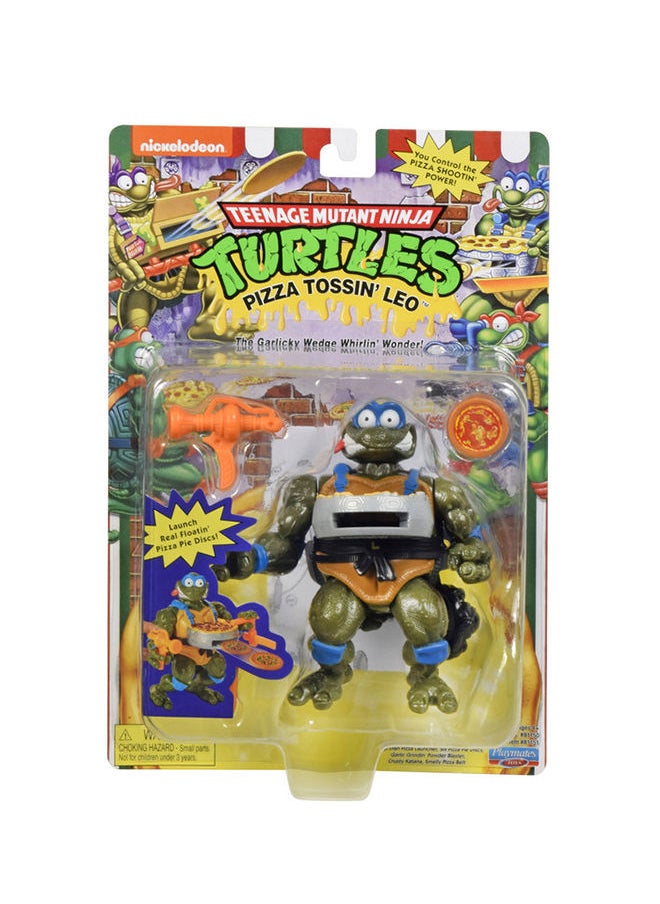 Playmates - Teenage Mutant Ninja Turtles- Original Classic Pizza Tossin' Leonardo Figure - Image 1