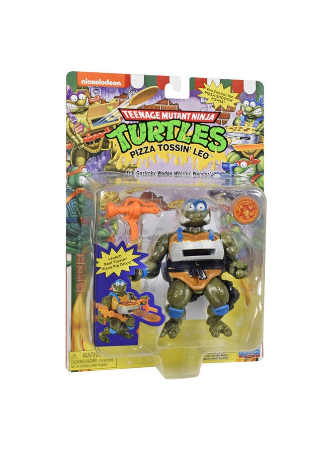 Playmates - Teenage Mutant Ninja Turtles- Original Classic Pizza Tossin' Leonardo Figure - Image 1