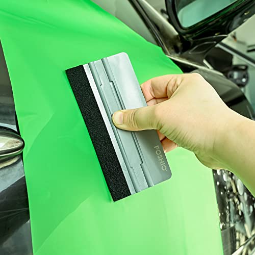 FOSHIO Felt Squeegee Craft Knife Window Tint Kit, 6 Inch Squeegee for Vinyl, Exacto Knife with Extra 5PCS Blades Window Tint Tools, Vinyl Wrap Tool for Window Film, Wallpaper, DIY Craft, Graphic Decal - Image 5