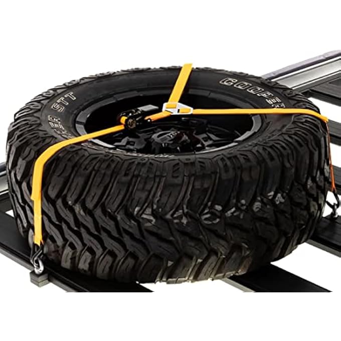 rayihni 1780380 Base Rack Spare Wheel Y Strap 4x4 Accessory Provides Endless mounting and Attachment Options. - Image 3