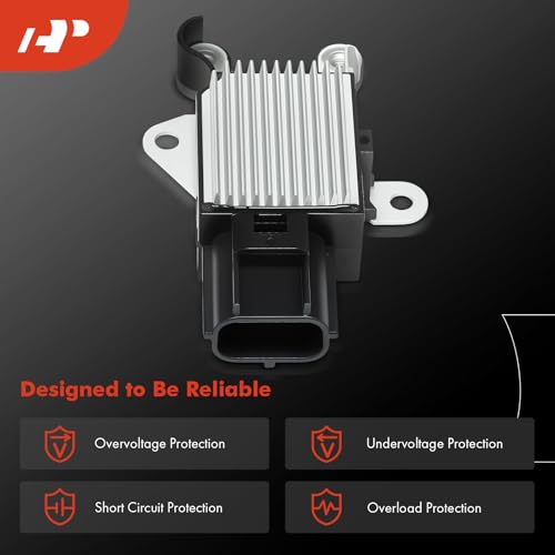 A-Premium Alternator Voltage Regulator Compatible with Ford Focus 2003-2016 & Volvo C30 2006-2016, S40 2005-2016, V50 2005-2016, A-Circuit - Image 4