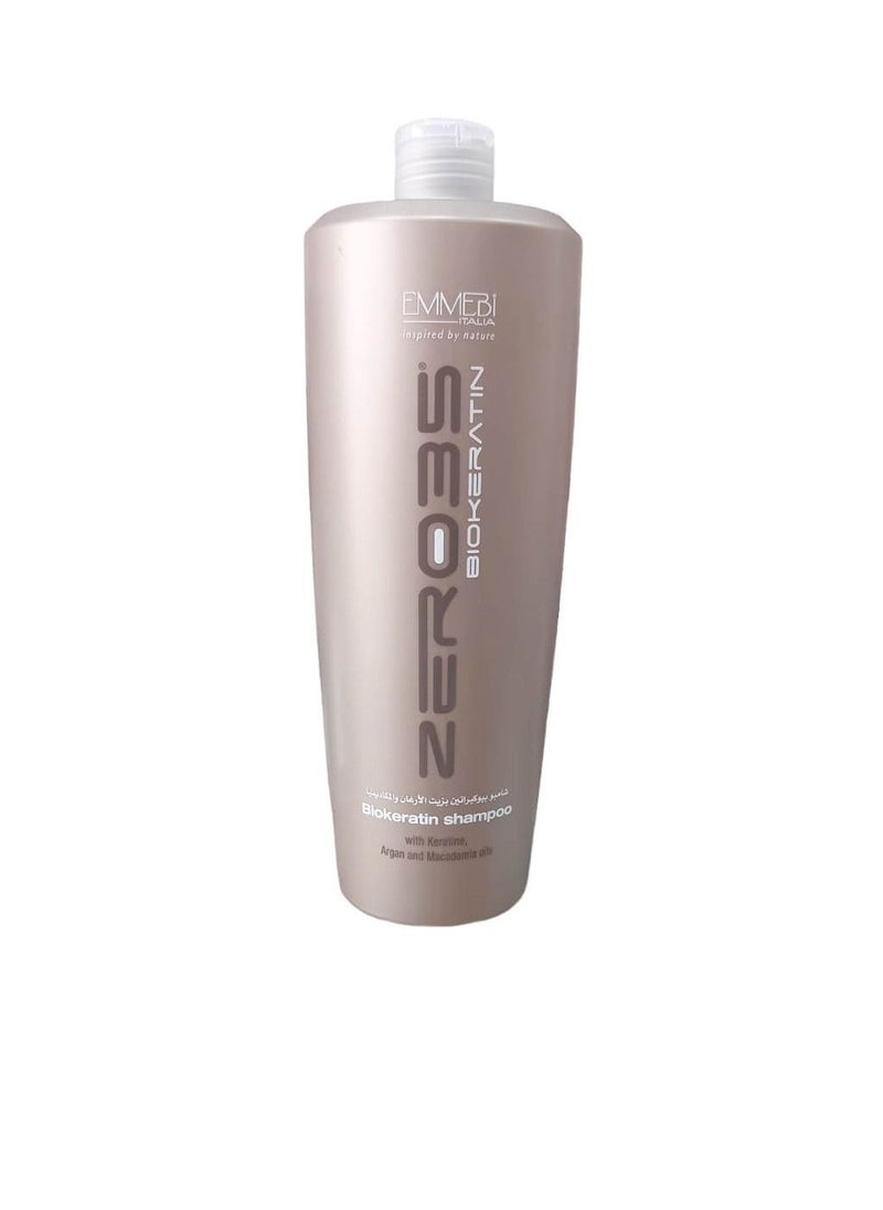 EMMEBI ITALIA Biokeratin Shampoo With Argan Oil And Macadamia 1000ml 