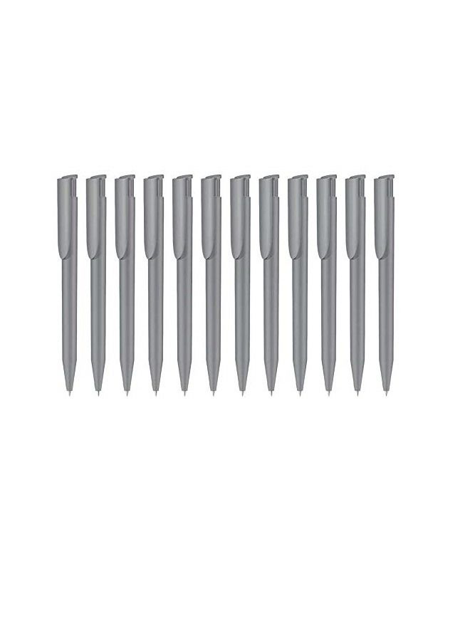 Uma 12 Pieces UMA Ballpoint Pens  with Blue Ink (Grey) - Image 1