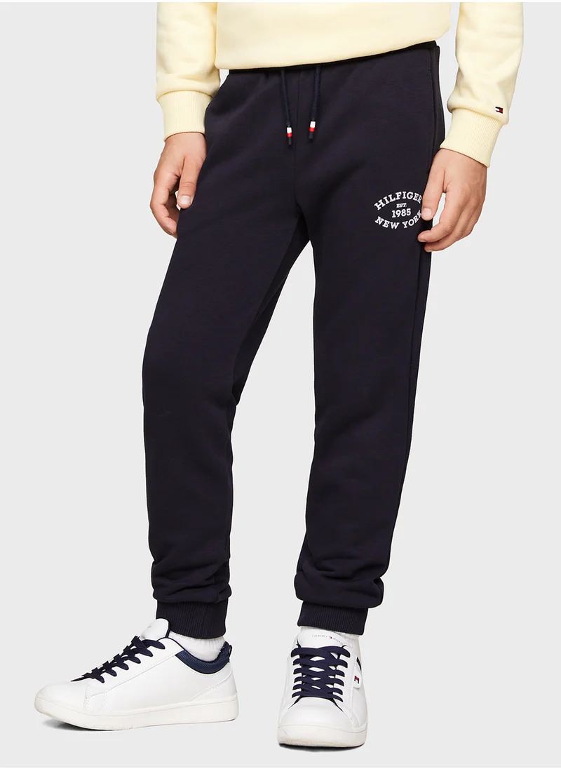 TOMMY HILFIGER MONOTYPE FLOCK REG SWEATPANTS