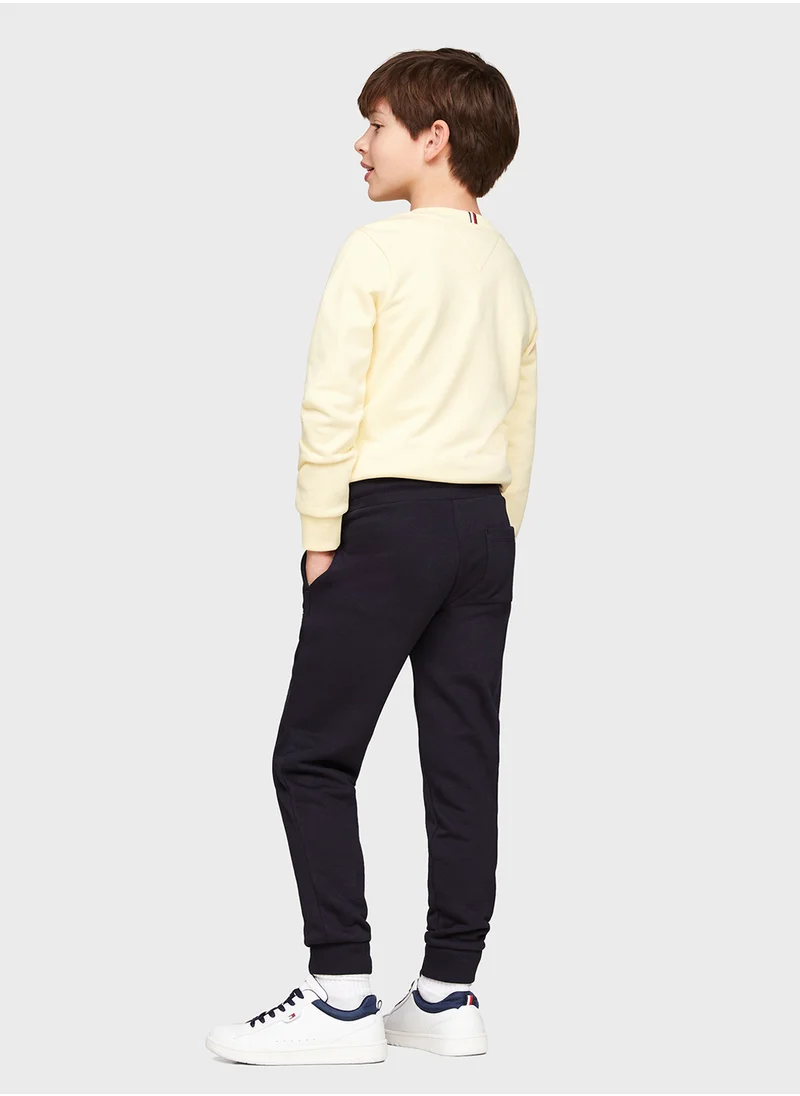 TOMMY HILFIGER MONOTYPE FLOCK REG SWEATPANTS