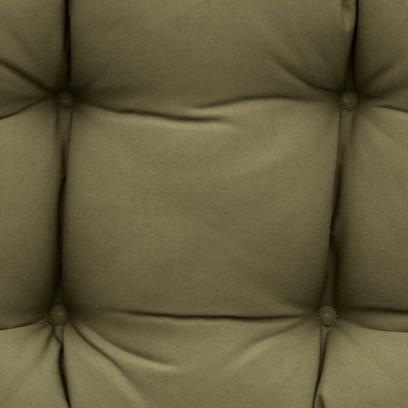 QILLOWAY Outdoor Patio Wicker Seat Cushions Group Loveseat/Two U-Shape/Two Lumbar Pillows for Patio Furniture,Wicker Loveseat,Bench,Porch,All Weather, Settee of 5 (SAGE/Army Green) - Image 3
