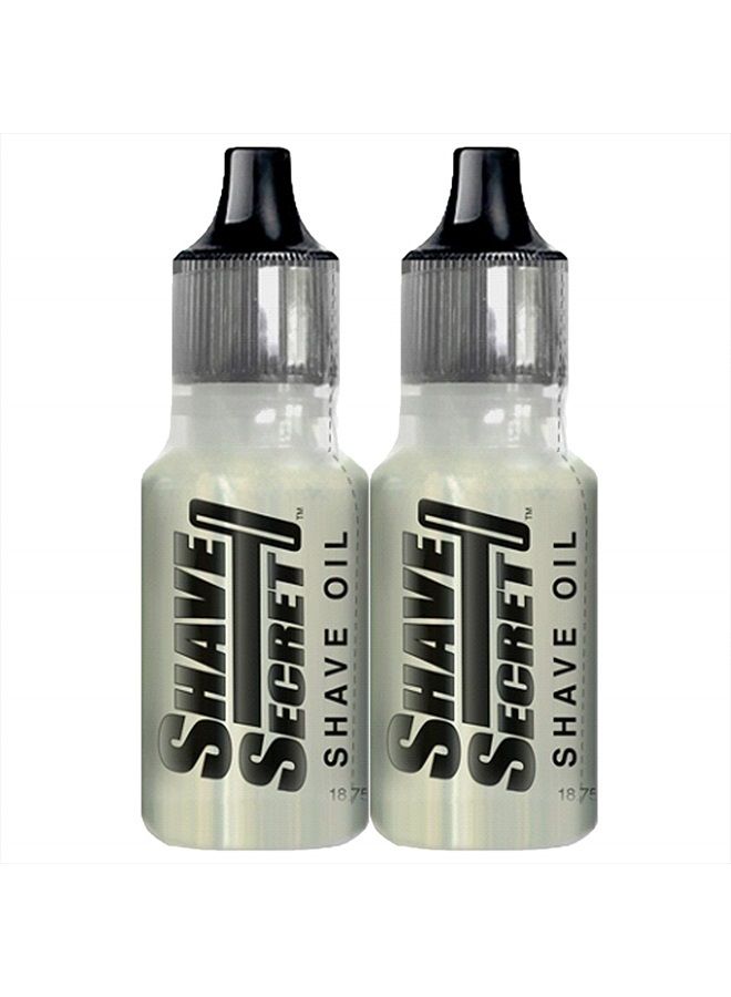 shave secret SHAVE SECRET SHAVING OIL- THE BEST SHAVE EVER! 18.75ML(2 Pack)  - Image 1