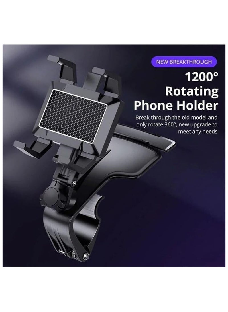 Generic Mobile Phone Holder Miller Universal 360 Degrees Rotation Car Phone Holder HUD Dashboard Clip Mount Stand  - Image 2