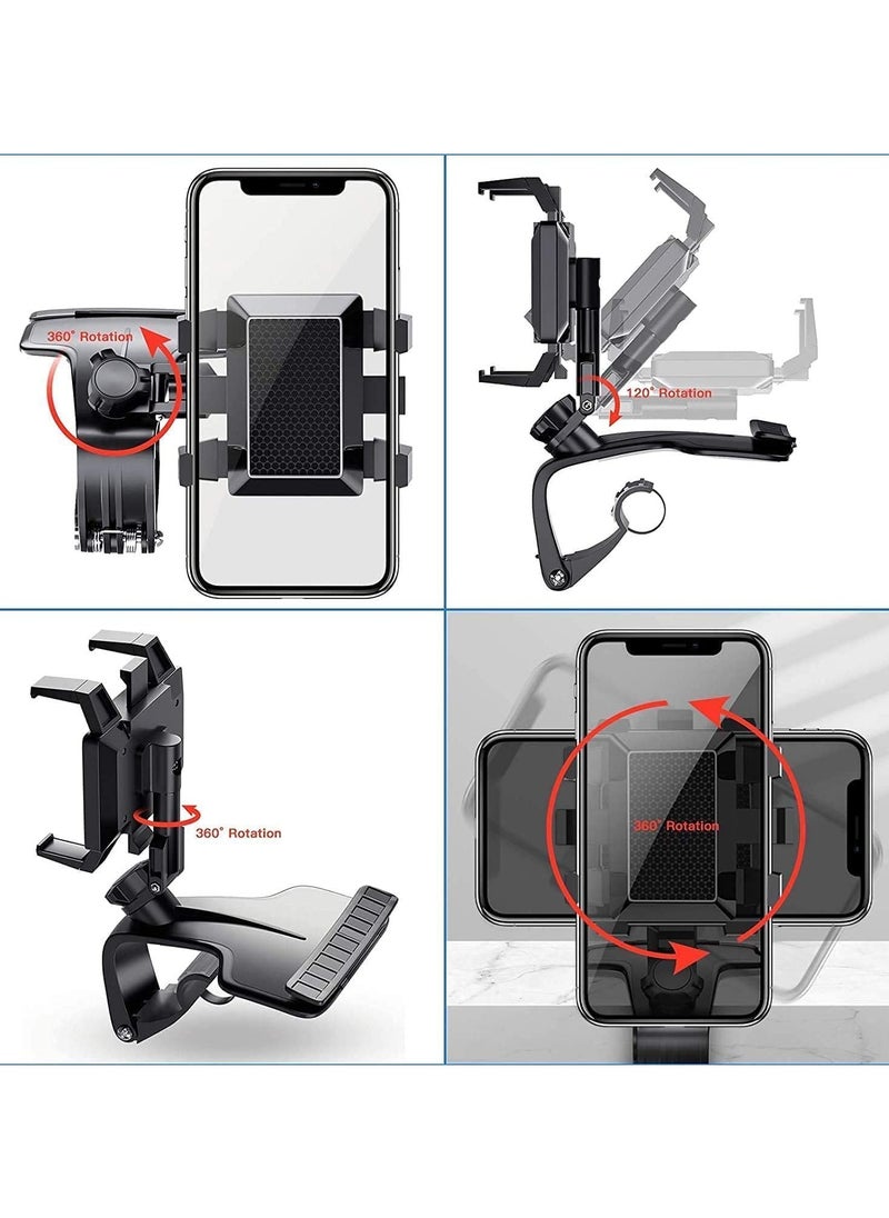 Generic - Mobile Phone Holder Miller Universal 360 Degrees Rotation Car Phone Holder HUD Dashboard Clip Mount Stand - Image 1