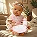 SCOM Black Baby Dolls 18 Inch Large Realistic Cute Soft Body Baby Doll Real Life Baby Dolls Girl with Accessories Gift for Ages 3 Kids Pretend Play Collection - Image 2