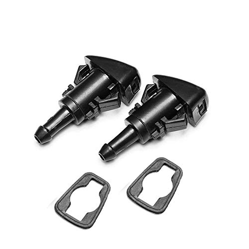 LUOTIVON Front Windshield Washer Nozzles Wiper Spray Kit- For: Dodge, Ram, Jeep - Replaces OEM #: 4805742AB, 5116079AA - Image 1
