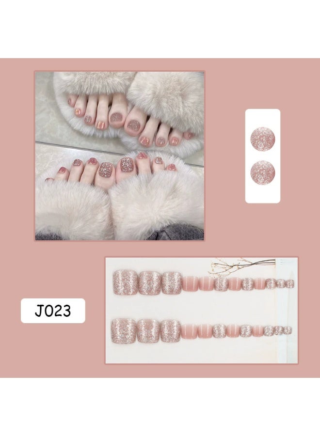 Goolsky أظافر ضغط على الأصابع بلون المشمش العاري مع لمسة من اللمعان لصيف شاطئي - Image 3