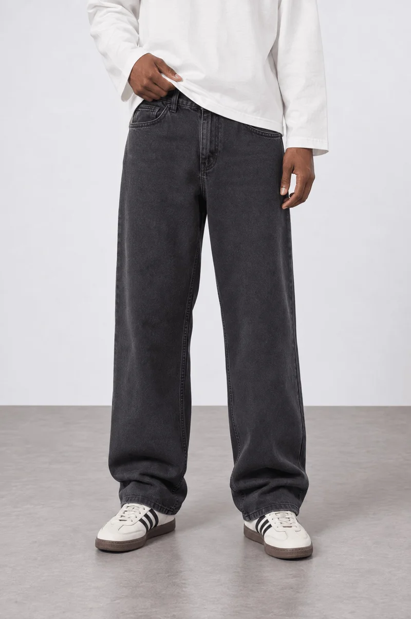 Respire Men's Baggy Jeans Black