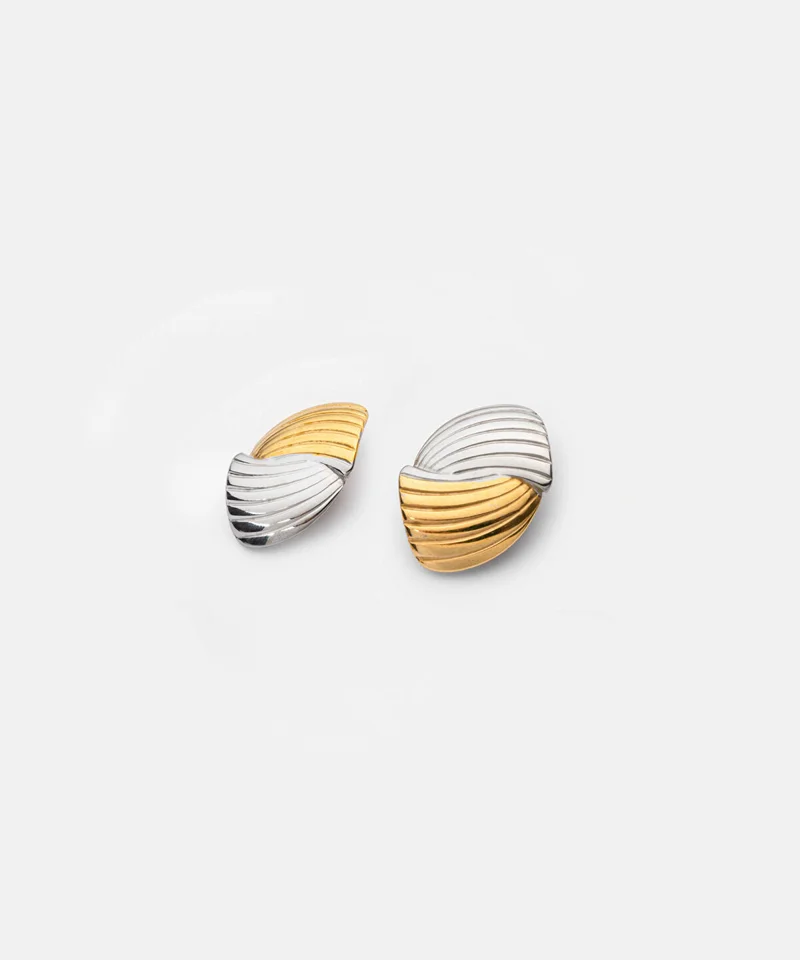 Ipekyol  Two Pairs of Stainless Steel Earrings for Women | Best Price UAE