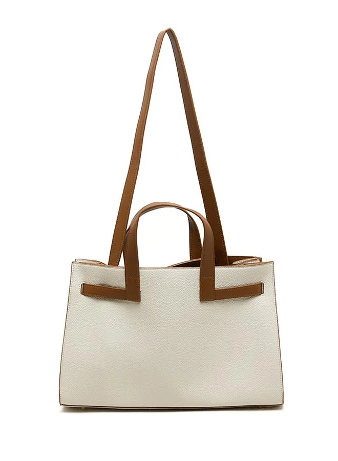 Anne Klein  Contrast Detail PU Tote Bag Set for Women | Best Price UAE