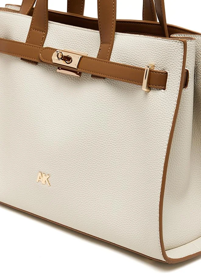 Anne Klein  Contrast Detail PU Tote Bag Set for Women | Best Price UAE