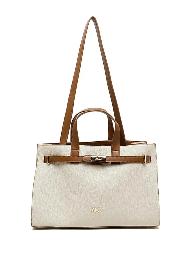 Anne Klein  Contrast Detail PU Tote Bag Set for Women | Best Price UAE