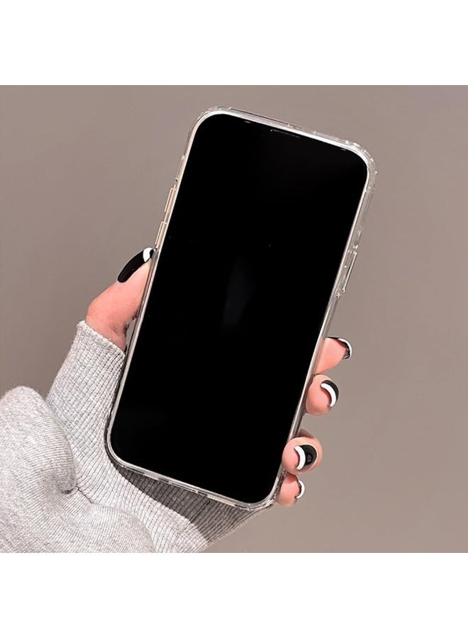 , Hard Back, Clear Soft TPU Bumper, Shockproof Protective Cover, Perfect for Makeup Selfies (for 16 PRO MAX - Image 5