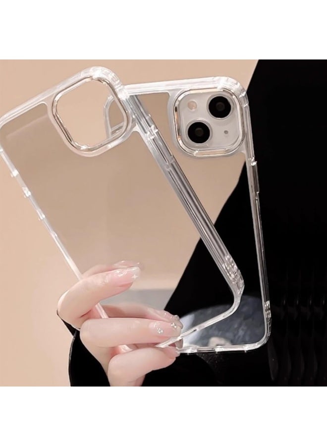 , Hard Back, Clear Soft TPU Bumper, Shockproof Protective Cover, Perfect for Makeup Selfies (for 16 PRO MAX - Image 3