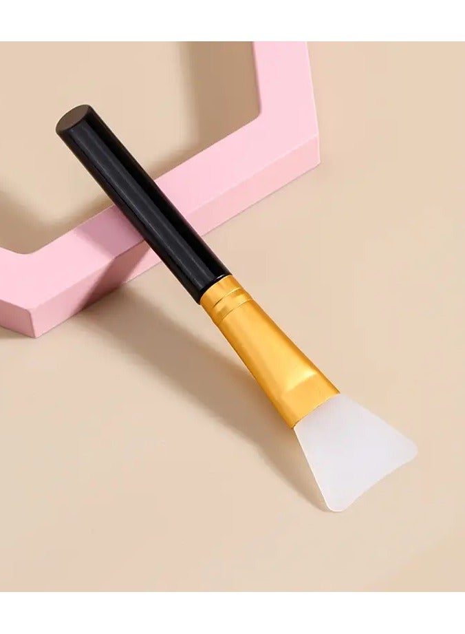 أوريتي 1pc سيليكون قناع الوجه فرشاة سيليكون ناعم مرطب تطبيق أداة التجميل الطين الطين الفحم ديي مختلط قناع أسود - Image 1