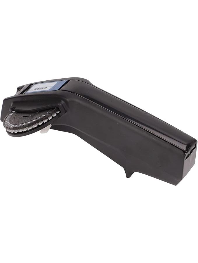 Red One Hand Embossed Label Maker For DIY Labeling With Number Letter Embossing Tool - Image 1