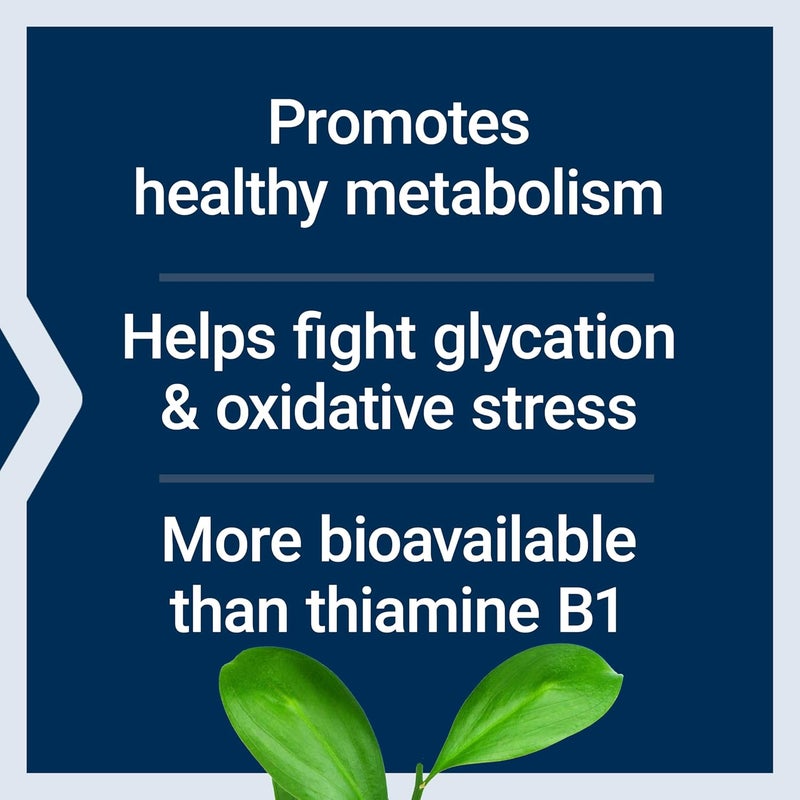 Life Extension Mega Benfotiamine 250 mg a FatSoluble Form of thiamine Healthy Metabolism Ultrabioavailable Vitamin B1 high Potency GlutenFree NonGMO Vegetarian 120 Capsules - Image 4