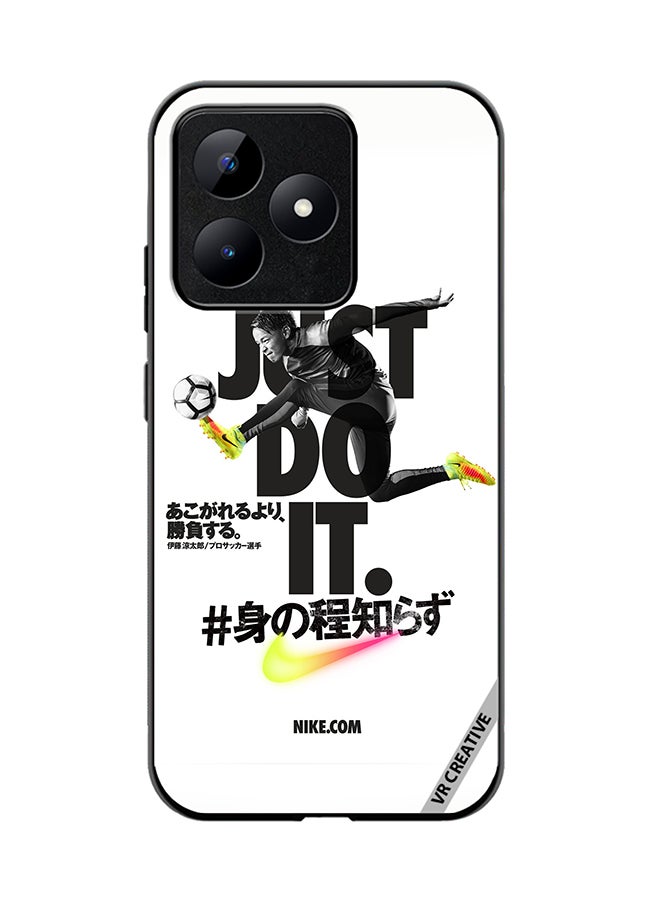 VR CREATIVE Protective Case Cover For Realme C53 Nike Just Do It Design Multicolour - Image 1