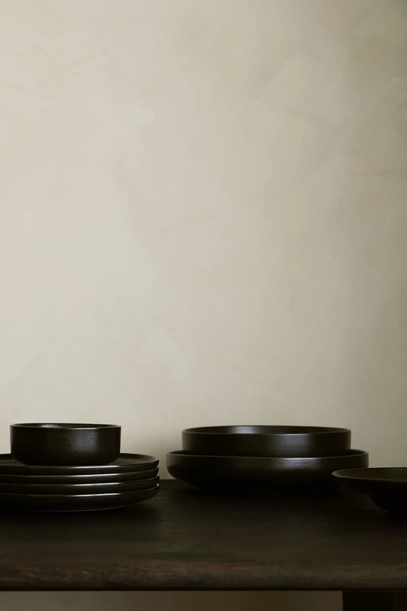 H&M 2-pack reactive-glaze bowls