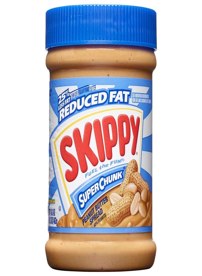 Skippy Super Chunk Reduced Fat Peanut Butter Pet Bottle, 462 g - Image 1