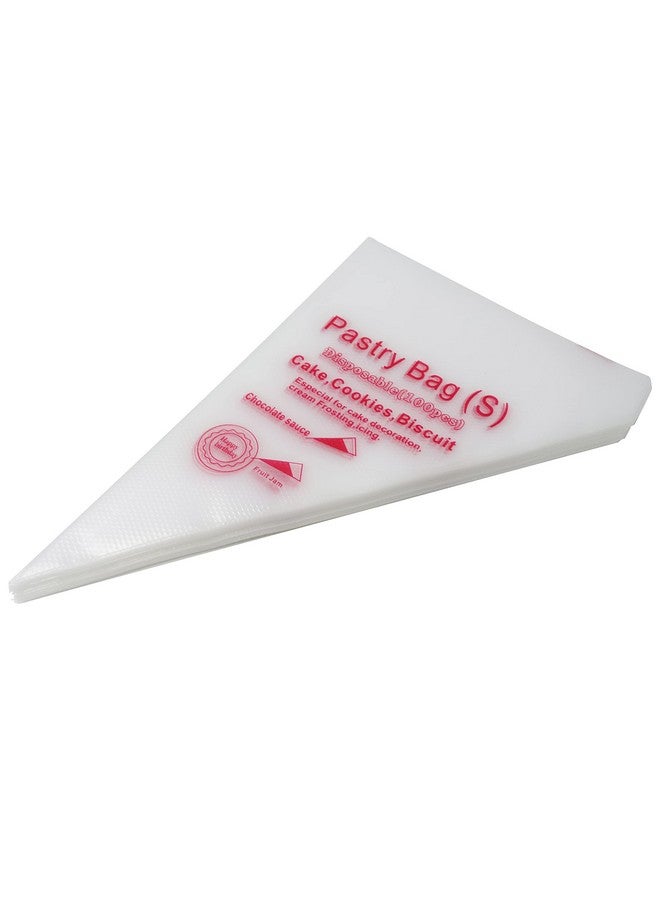 Yueton Pack Of 100 Disposable Cream Pastry Bag Cake Icing Piping Decorating Tool - Image 1