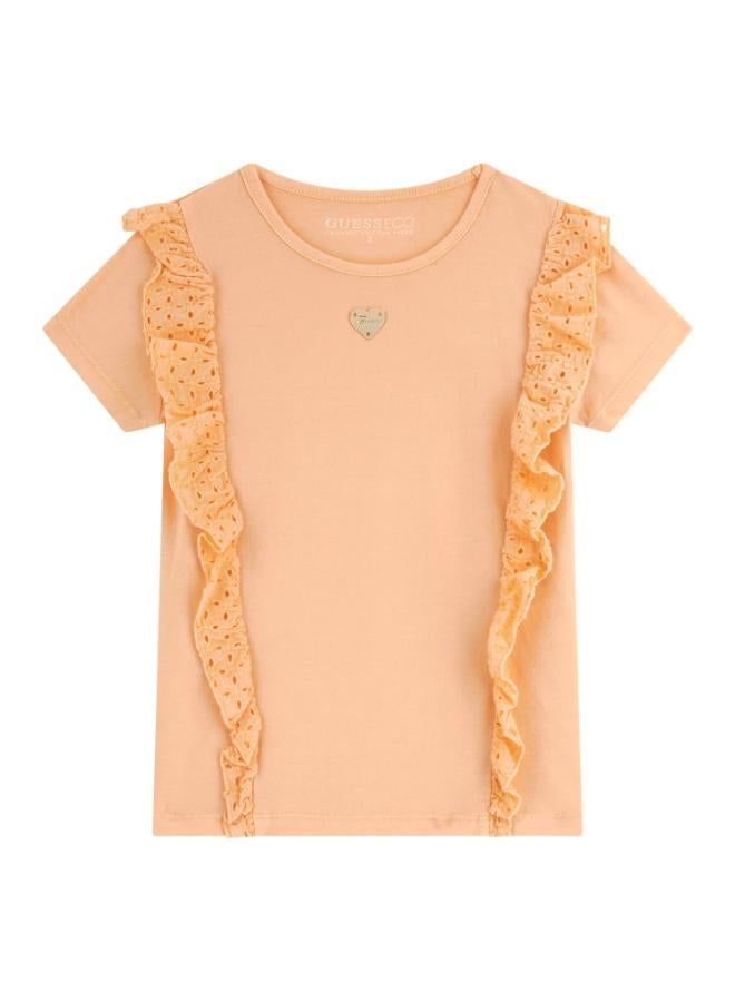 GUESS Kids Garment Dye Short Sleeve T-Shirt - Image 1