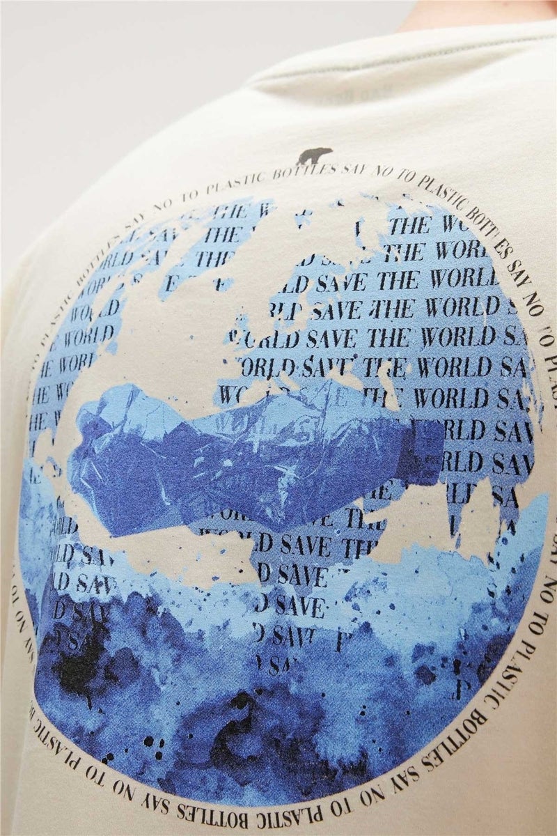 Badbear Men's Re-World T-Shirt Candy White
