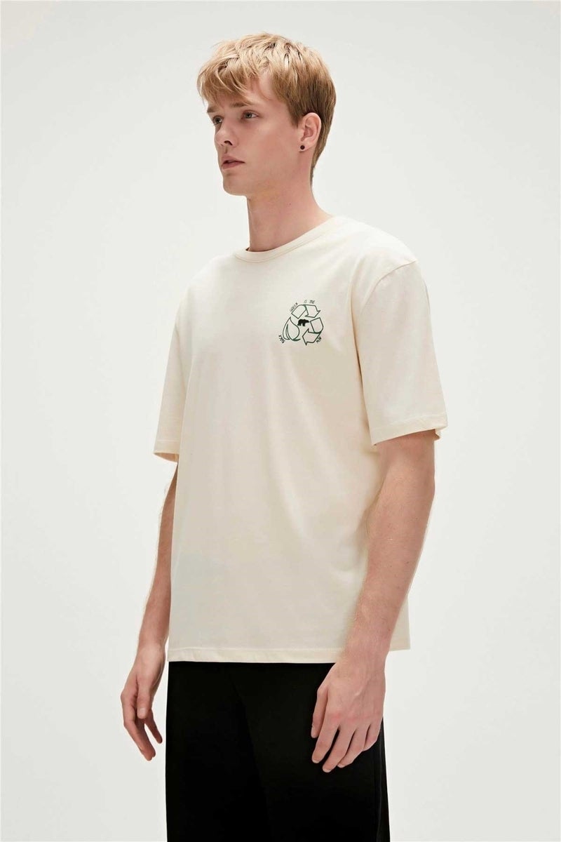 Badbear Men's Re-World T-Shirt Candy White