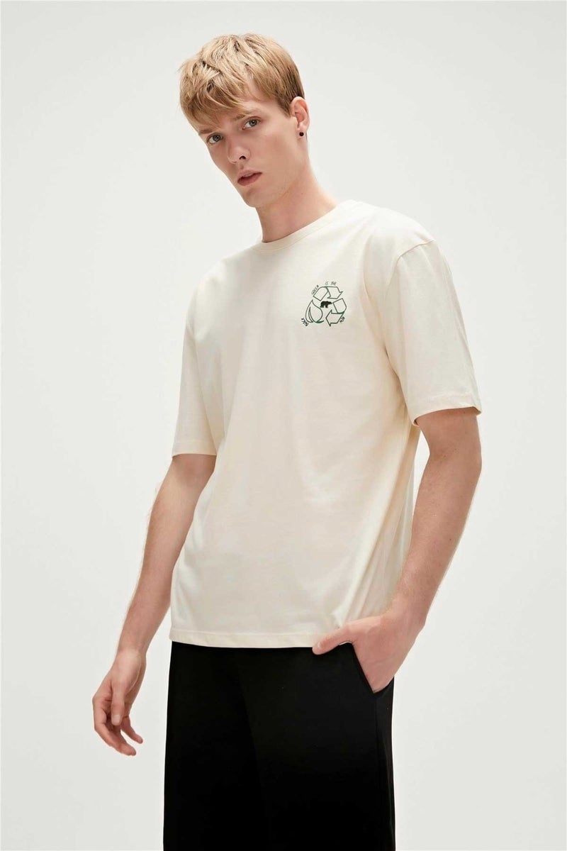 Badbear Men's Re-World T-Shirt Candy White