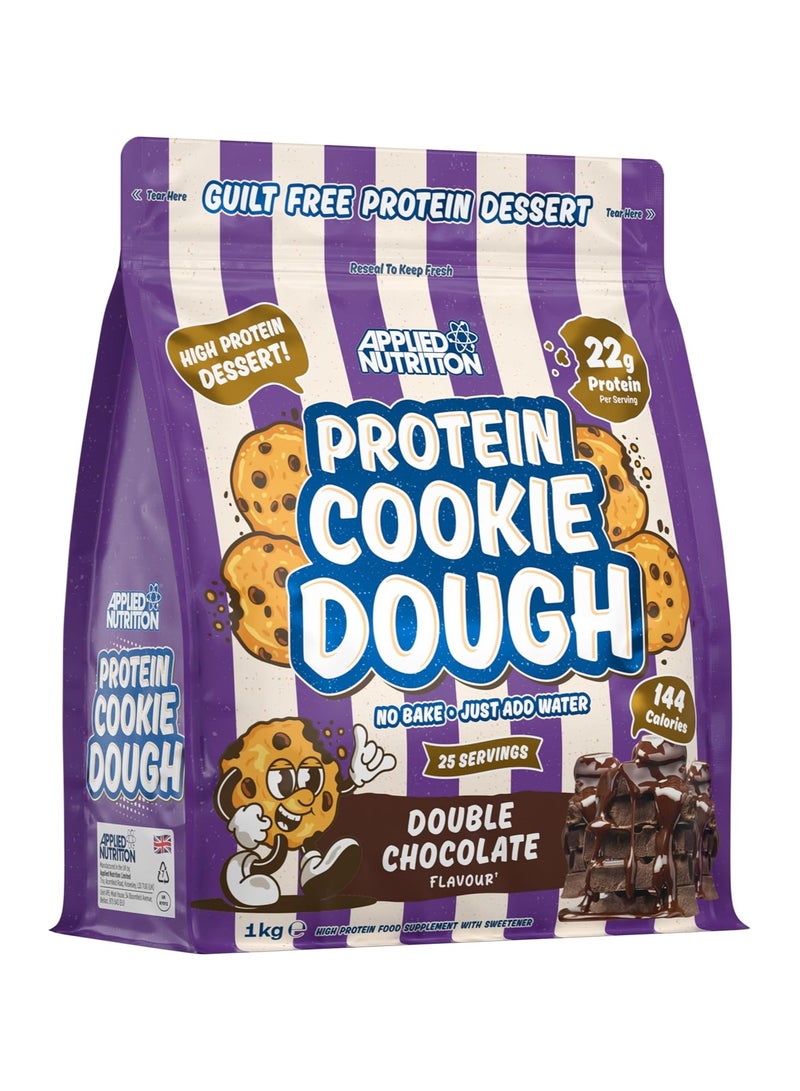 Applied Nutrition Protein Cookie Dough - Double Chocolate - (1 kg) - Image 1