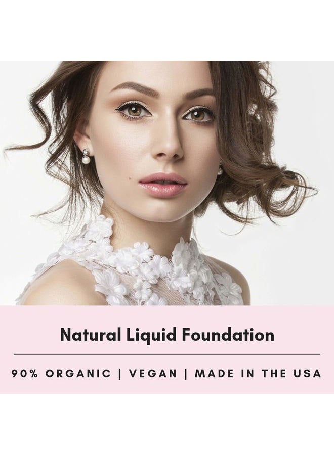 Mom's Secret 100% Natural Liquid Foundation, Organic, Vegan, Aloe Based, Natural Sun Protection, Gluten Free, Cruelty Free, Made in the USA, 1FL Oz. (Cork) - Image 3